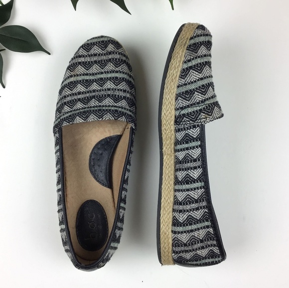 Born Shoes - Boc Born Franki Flat Woven Espadrille Loafer Flats